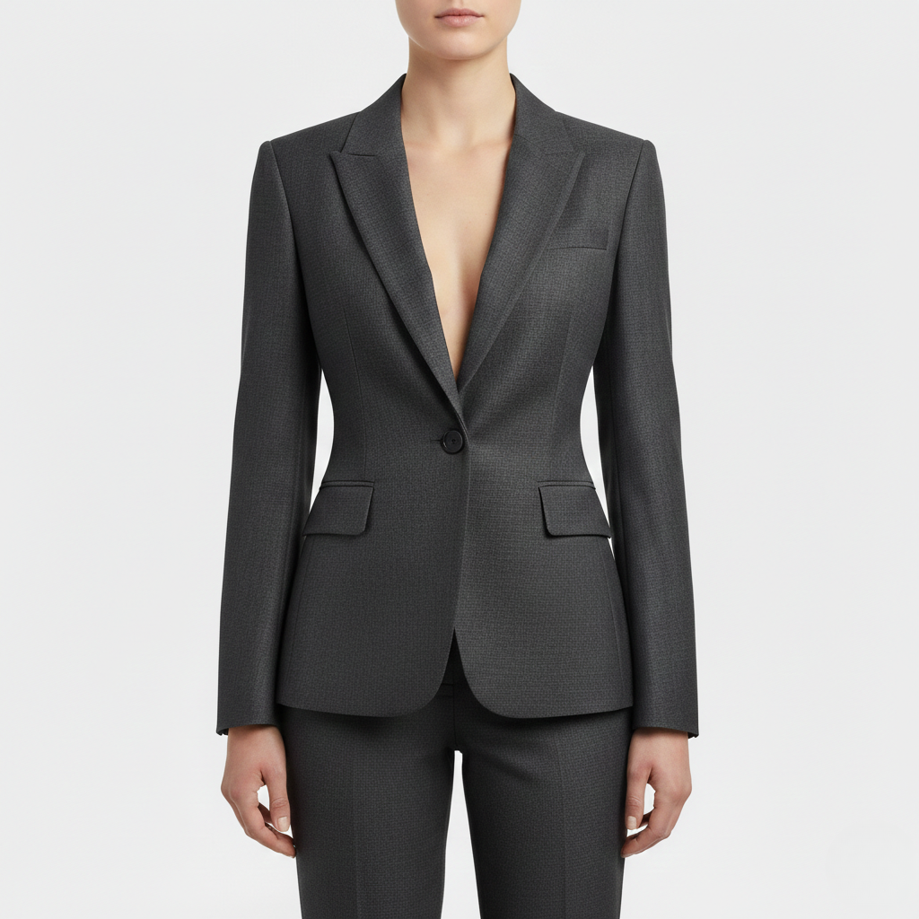 Blazer Femme Ajusté Élégant Structuré