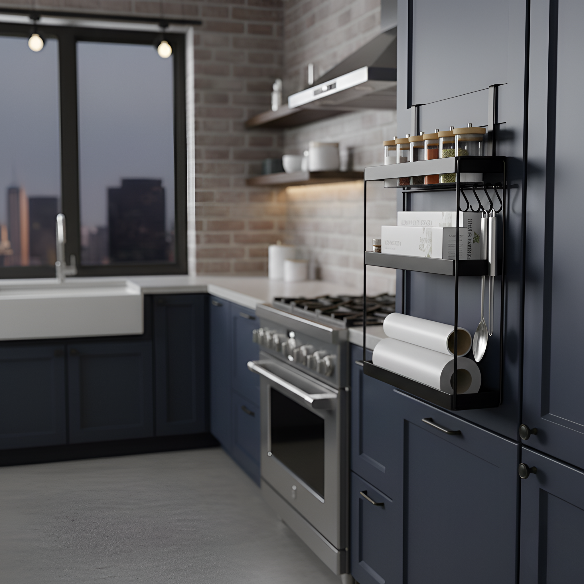 Organisateur de porte de placard - Rangement gain de place