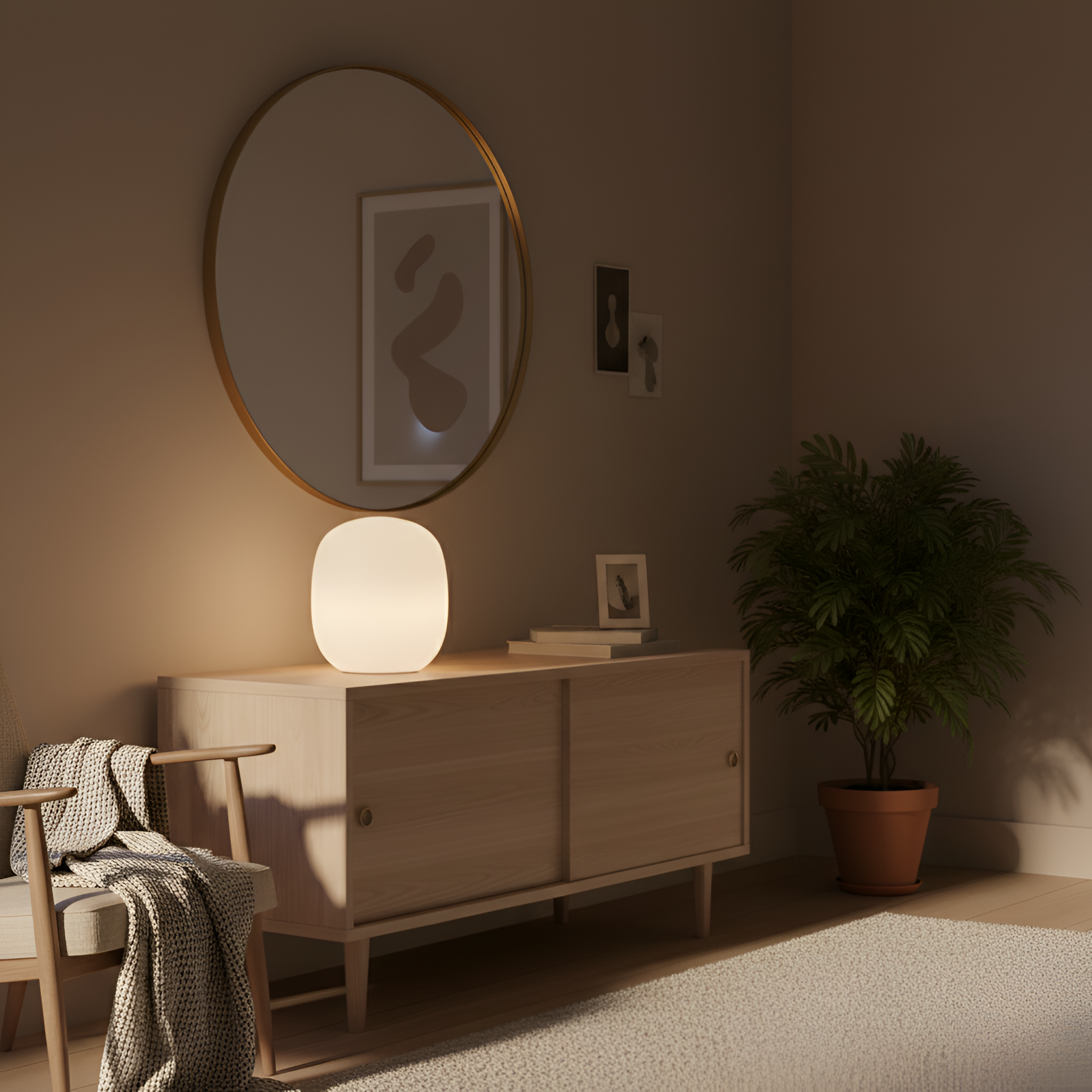 Lampe d'ambiance LED à lumière douce