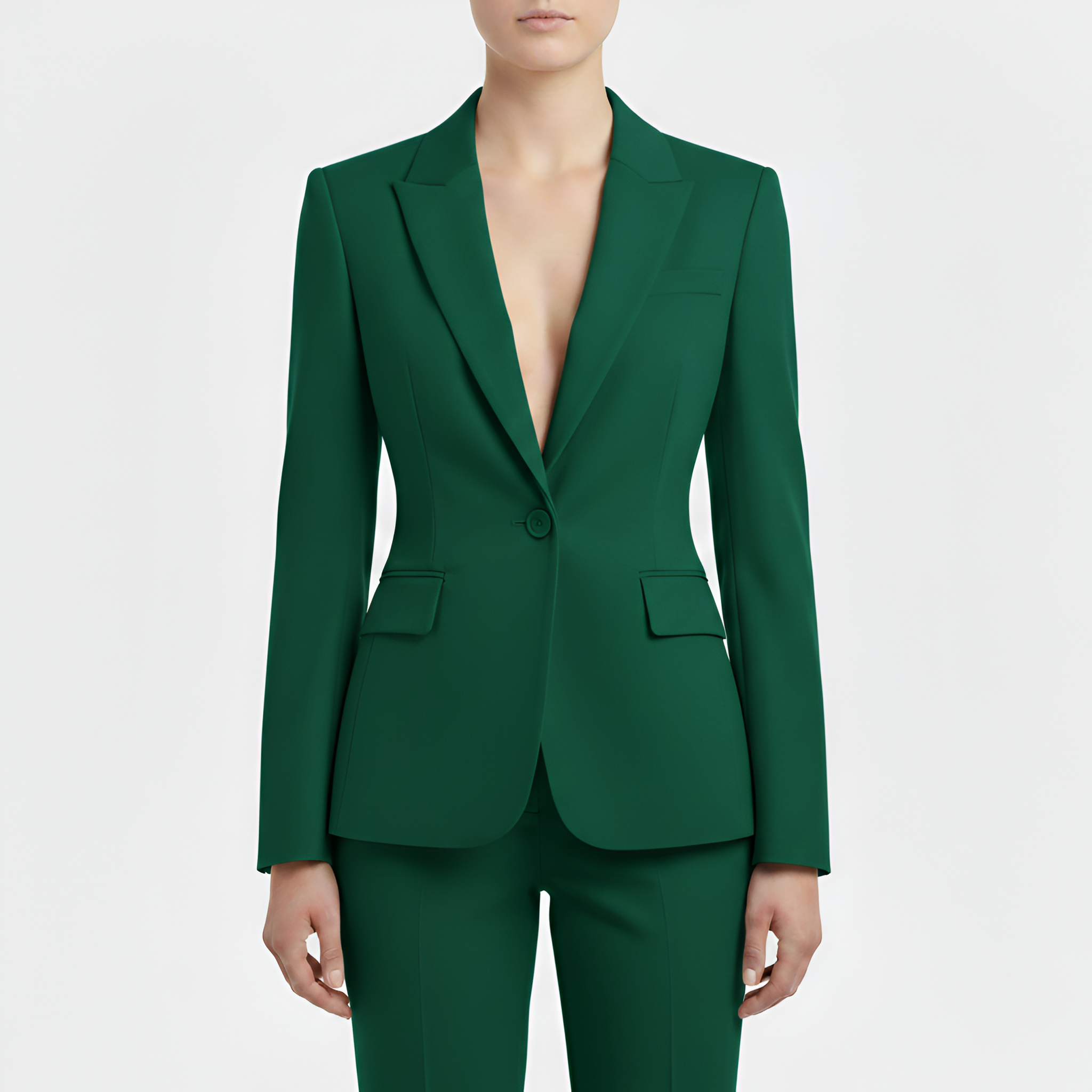 Blazer Femme Ajusté Élégant Structuré