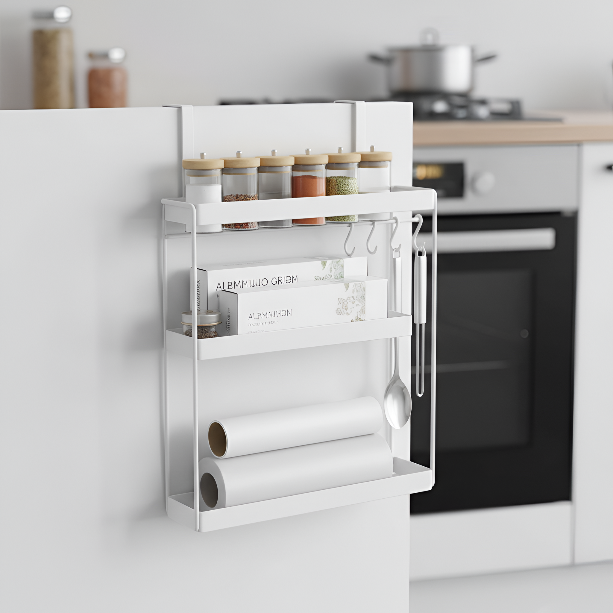 Organisateur de porte de placard - Rangement gain de place